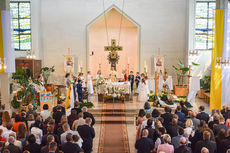 Feier der 1. Heiligen Kommunion in Sankt Maria (Foto: Michael Bohl)